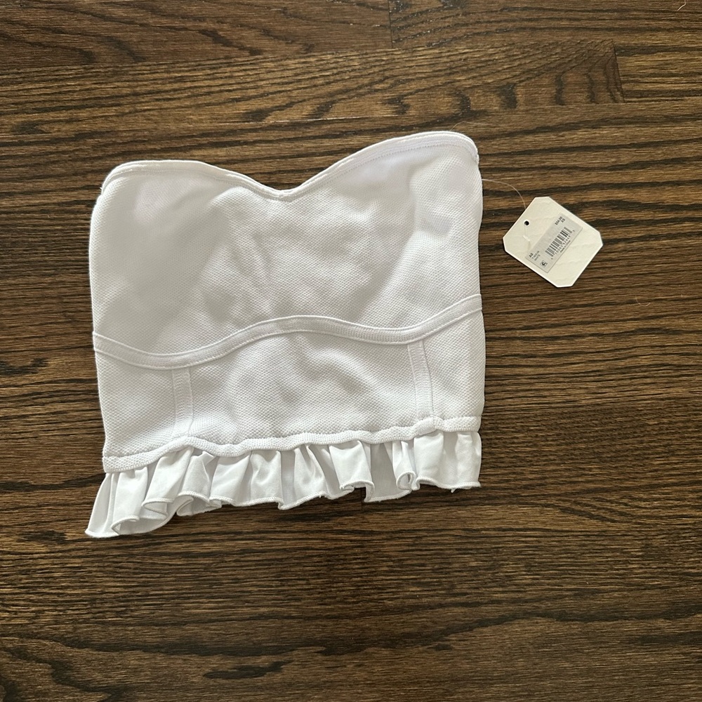 NWT White Corset Top